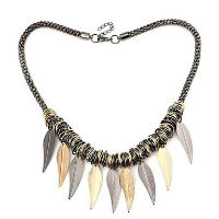 collier feuille