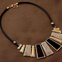 collier fashion cristal