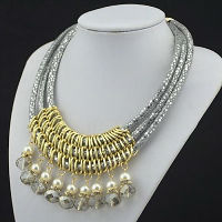 collier fashion gold