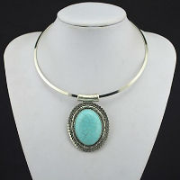 collier antique turquoise